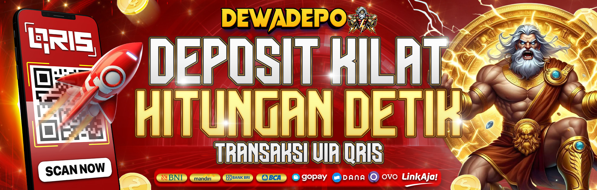 DEPOSIT KILAT HITUNGAN DETIK